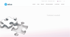 Desktop Screenshot of alba-slo.si